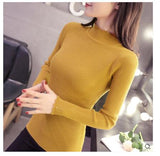 female half head short shirt sleeve turtleneck sweater