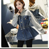 Waist Hooded Overcoat