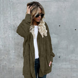 Thin Hooded Women Cardigan